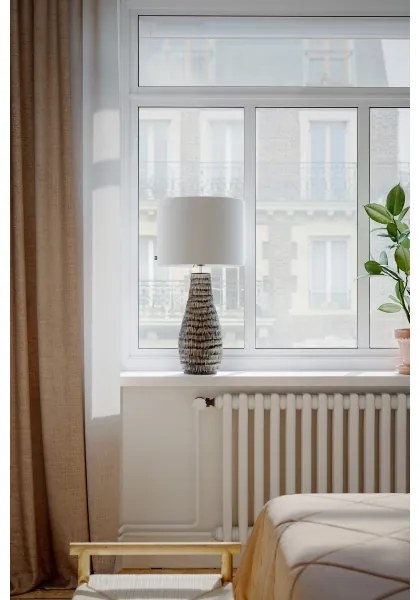 ByRydens 4002770-5500 - BARTHA asztali lámpa 1xE27/8W/230V bézs