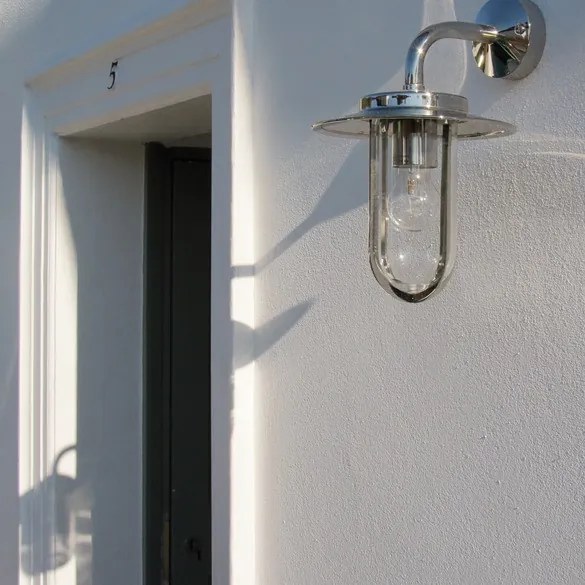 ASTRO LIGHTING 1096001 MONTPARNASSE Klasszikus Kültéri Fali Lámpa Nikkel, Átlátszó E27 IP44