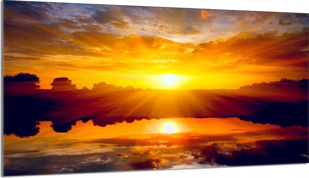 Üveg védőlap tűzhelyhez 90x52 Nap a Konyhába