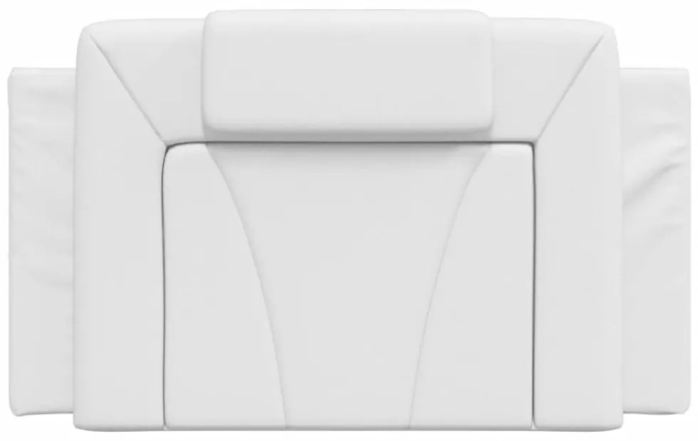 fehér műbőr fejtámla párna Viana 80 cm