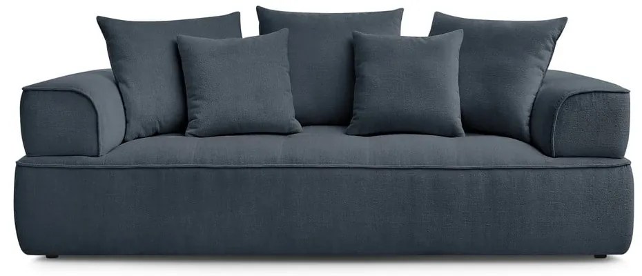 Sötétkék zsenília kanapé 237 cm Whesley – Bobochic Paris