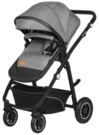 Lionelo - BIANKA 3 az 1-ben kombinált babakocsi Grey Stone