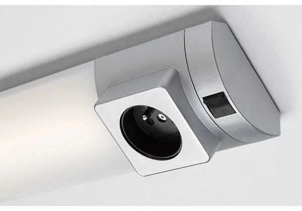 Rabalux 78039 - LED Pultmegvilágító aljzattal SOFT 2E LED/8W/230V 4000K 68cm ezüst