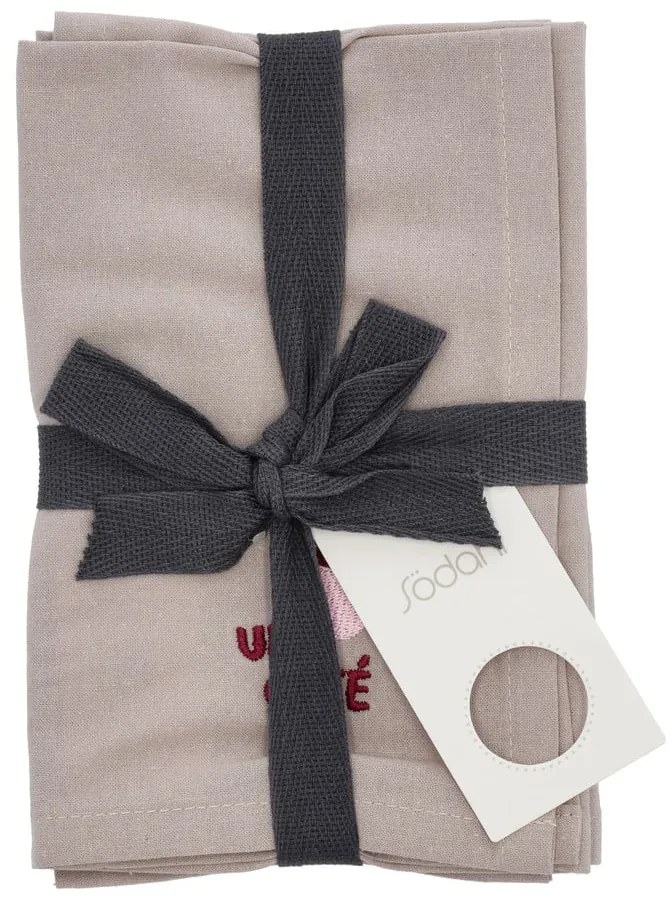 Textil szalvéta szett 2 db-os 40x40 cm Bistro – Södahl