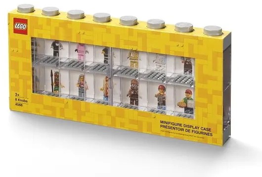 Szürke gyűjtőszekrény 16 minifigurához - LEGO®