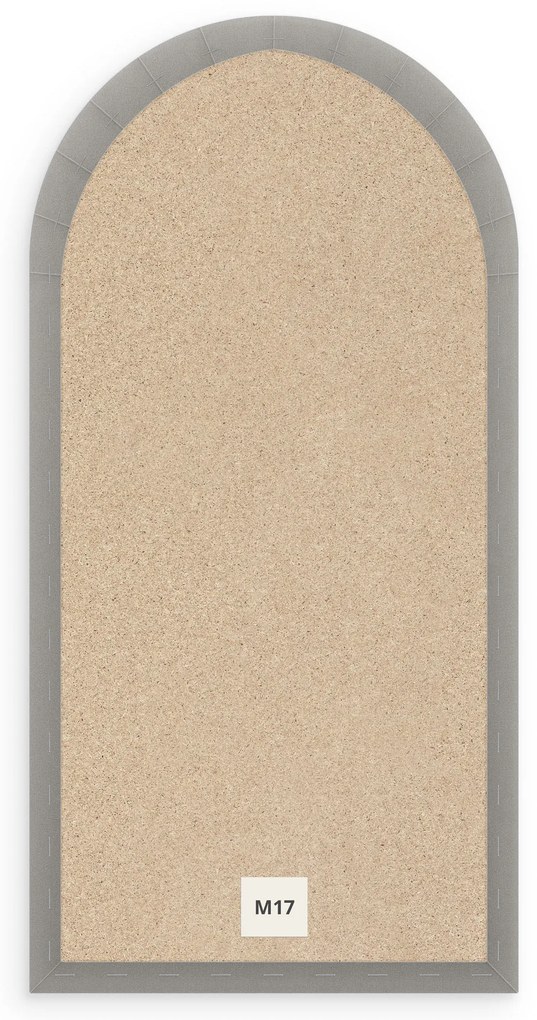 Bársony kárpitozott panel - Íves - 30x100cm Szín: Világoskék