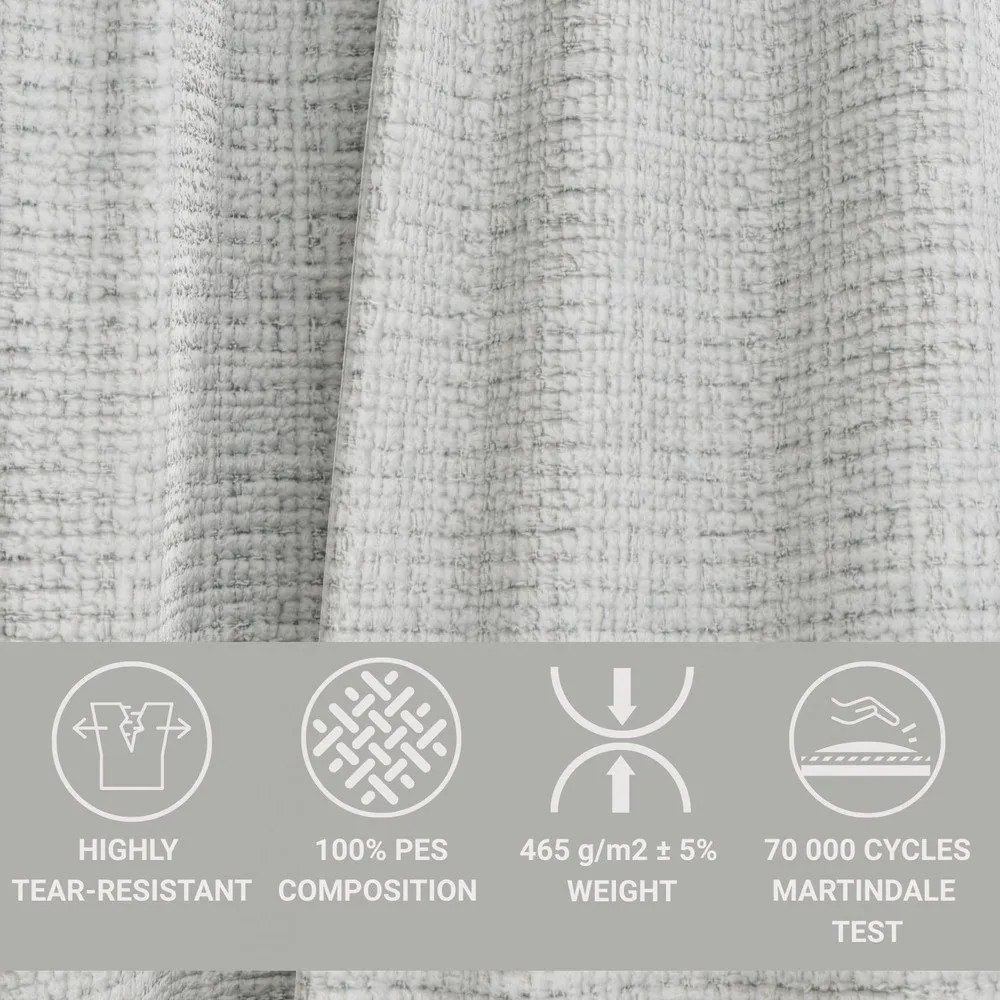 Világosszürke zsenília kinyitható-tárolóhelyes sarokkanapé (jobb oldali-heverő résszel) Maze – Maison de Rêve