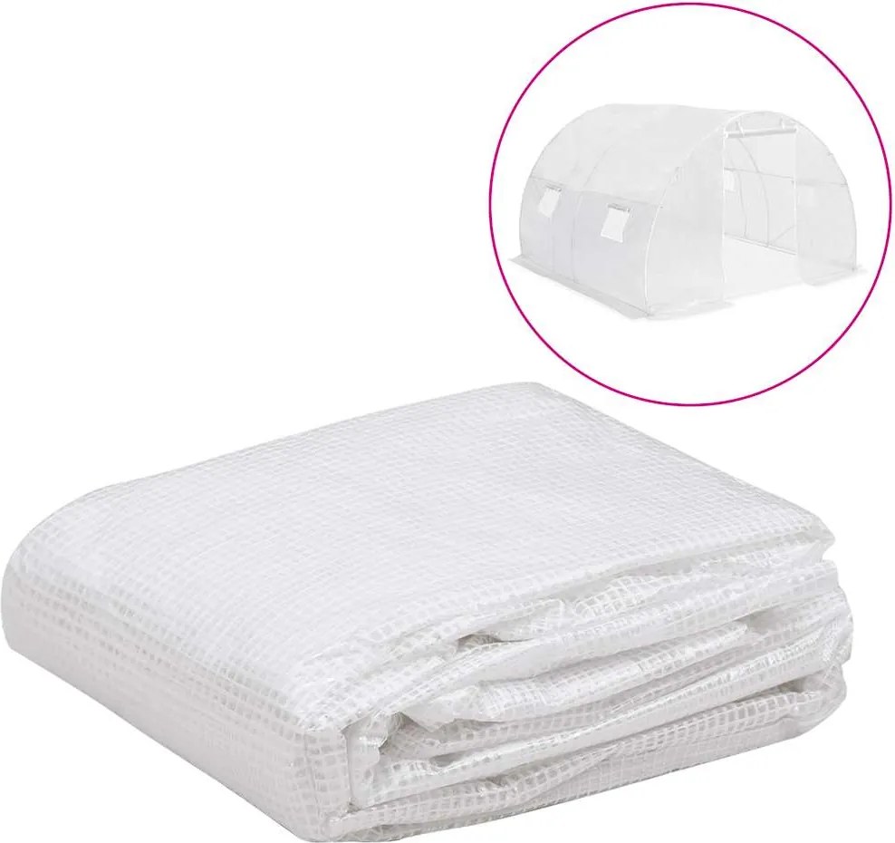 vidaXL átlátszó melegház pótponyva (9 m²) 3 x 3 x 2 m