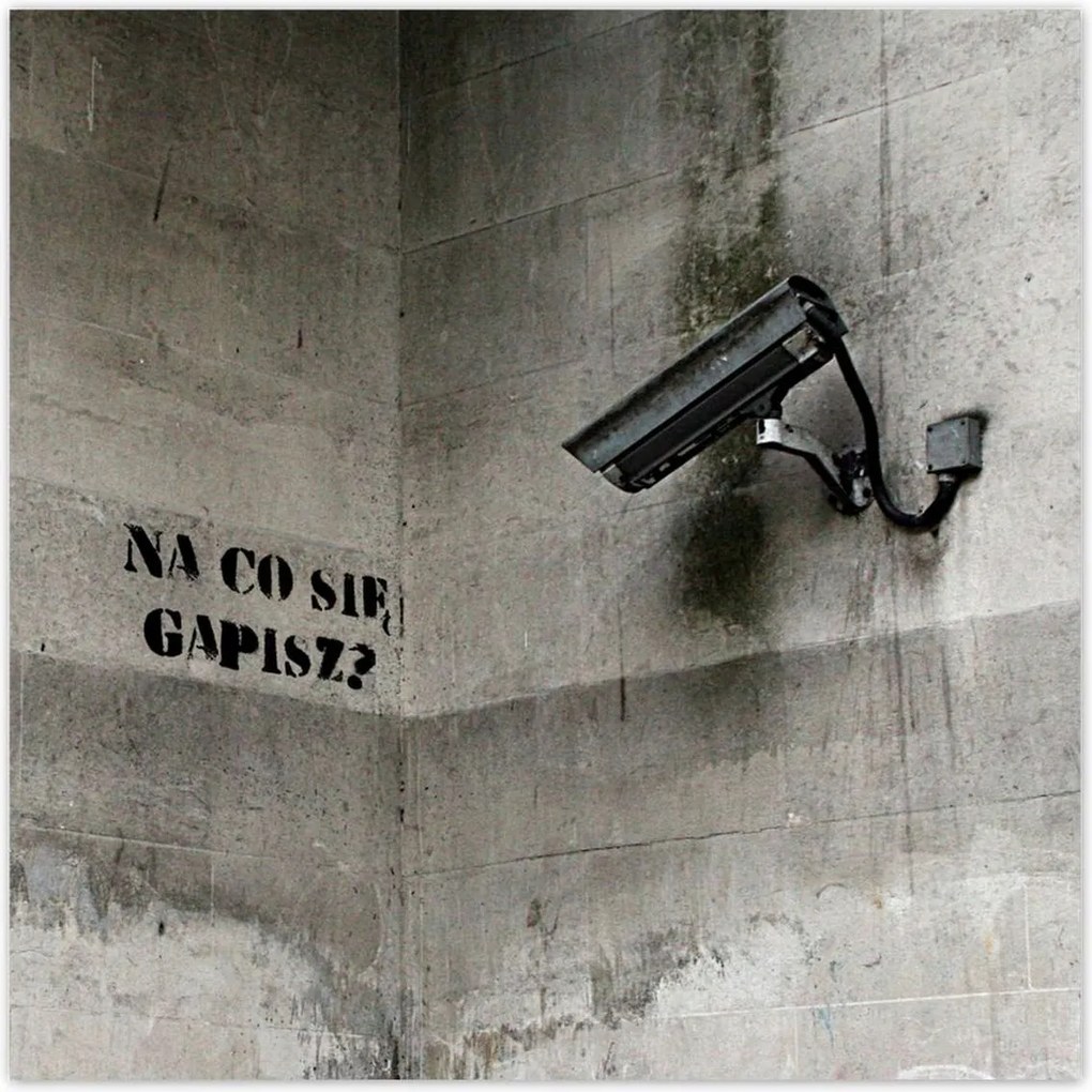 Poszterek 140x140 Banksy Mit bámulsz?