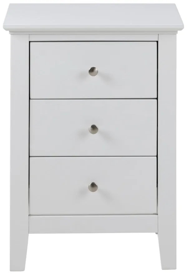 Linnea fehér éjjeliszekrény - Actona