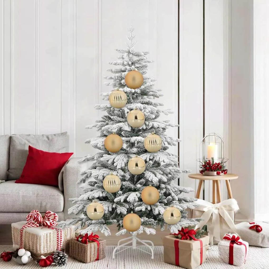 Karácsonyi Díszgömb Készlet 9 pcs Arany