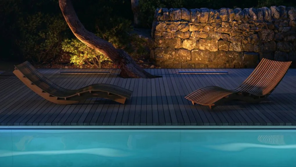 MAYTONI O415FL-L15B3K EDGE Modern Kültéri Fali Lámpa Fekete LED IP65