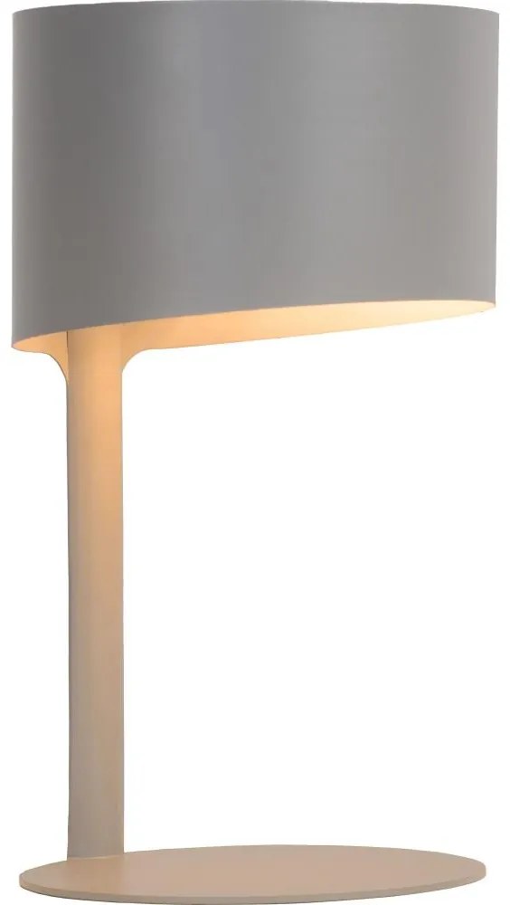 Lucide 45504/01/36 - Asztali lámpa KNULLE 1xE14/40W/230V szürke