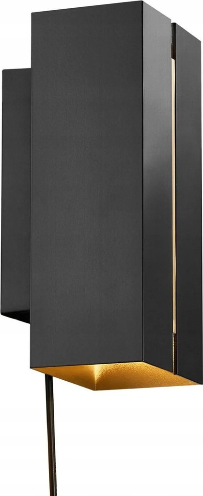 Nordlux Curtiz fali lámpa Led, szabályozható fényerejű, fekete, 2x90W, 830lm