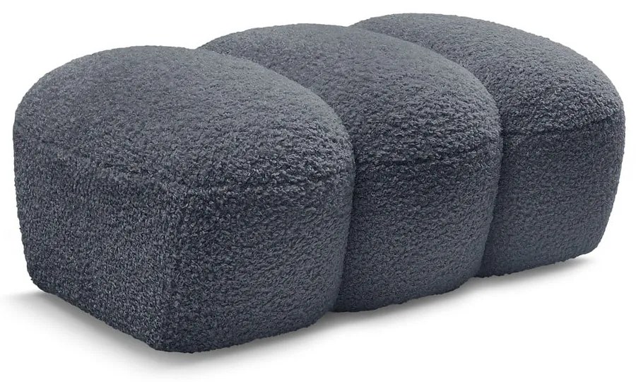 Sötétszürke buklé lábtartó Hippolyte – Bobochic Paris