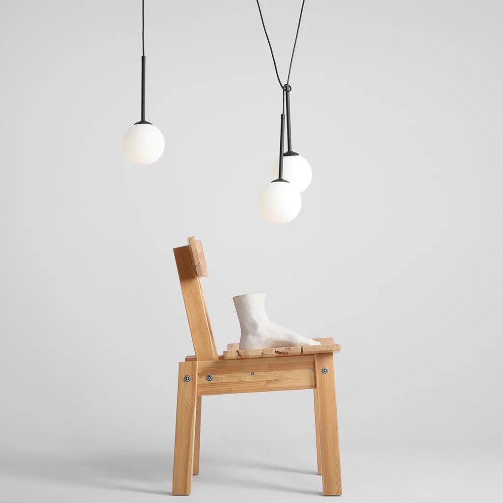 ALDEX 1087E_1 BOSSO Többágú Függesztett Lámpa Fekete E14 IP20