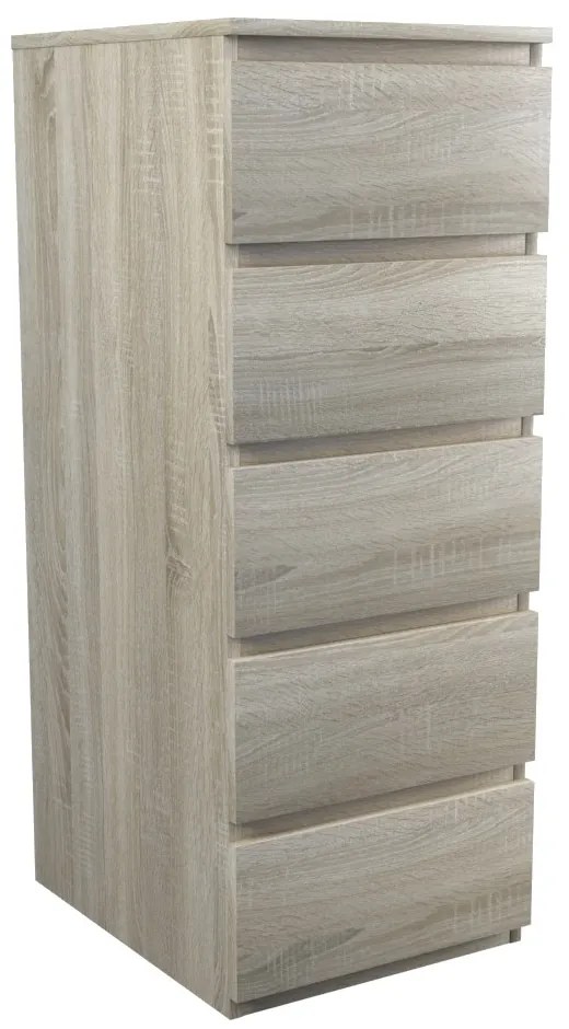Odell W5 fiókos szekrény, 40x111x45 cm, sonoma