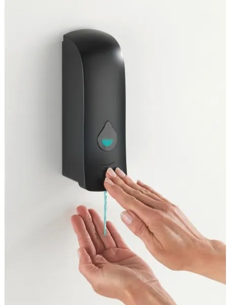 WENKO 24589100-Folyékony szappanadagoló RANERA 740 ml fekete