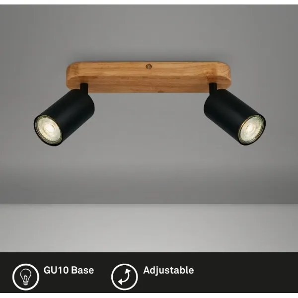 Briloner 2922-025 - Spotlámpa SPOT 2xGU10/9W/230V