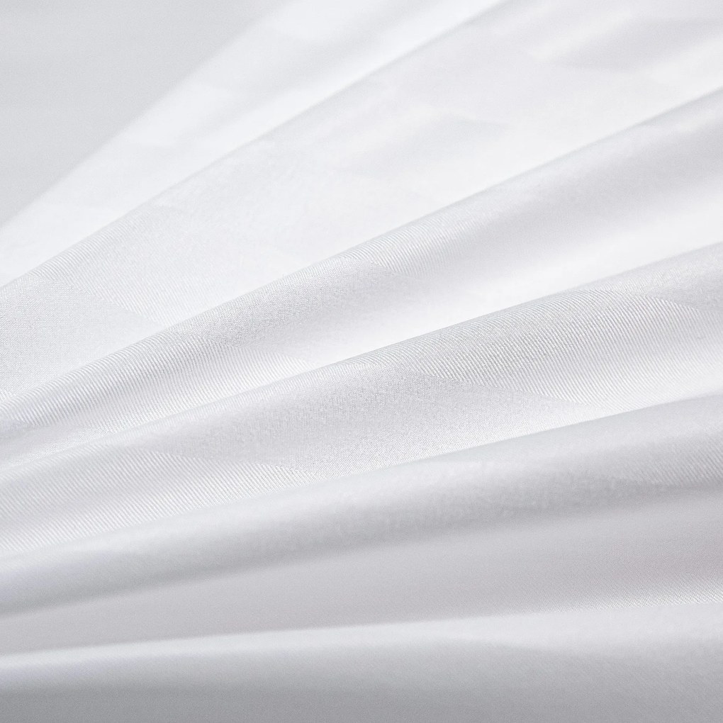 JASMINE fehér mikroszálas hotel ágynemű - 2 cm csíkos Ágyneműhuzat mérete: 70 x 90 cm | 140 x 220 cm