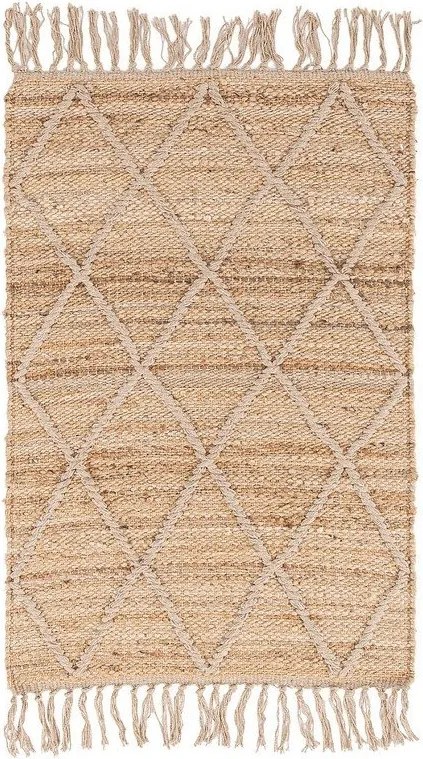 Natúr színű kézi szövésű juta szőnyeg 60x90 cm Shaila – Yes Everyday