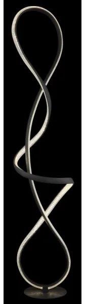 Globo 67341SS - LED Állólámpa SWIRL LED/36W/230V fekete