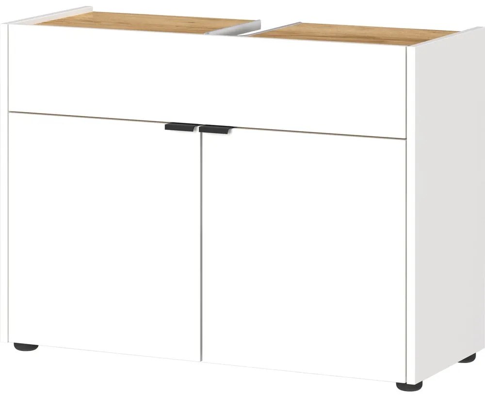 Fehér mosdó alatti szekrény 80x60 cm Forano – Germania