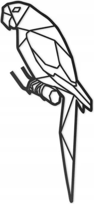 Papagáj Geometrikus fali dekoráció kép 30cm