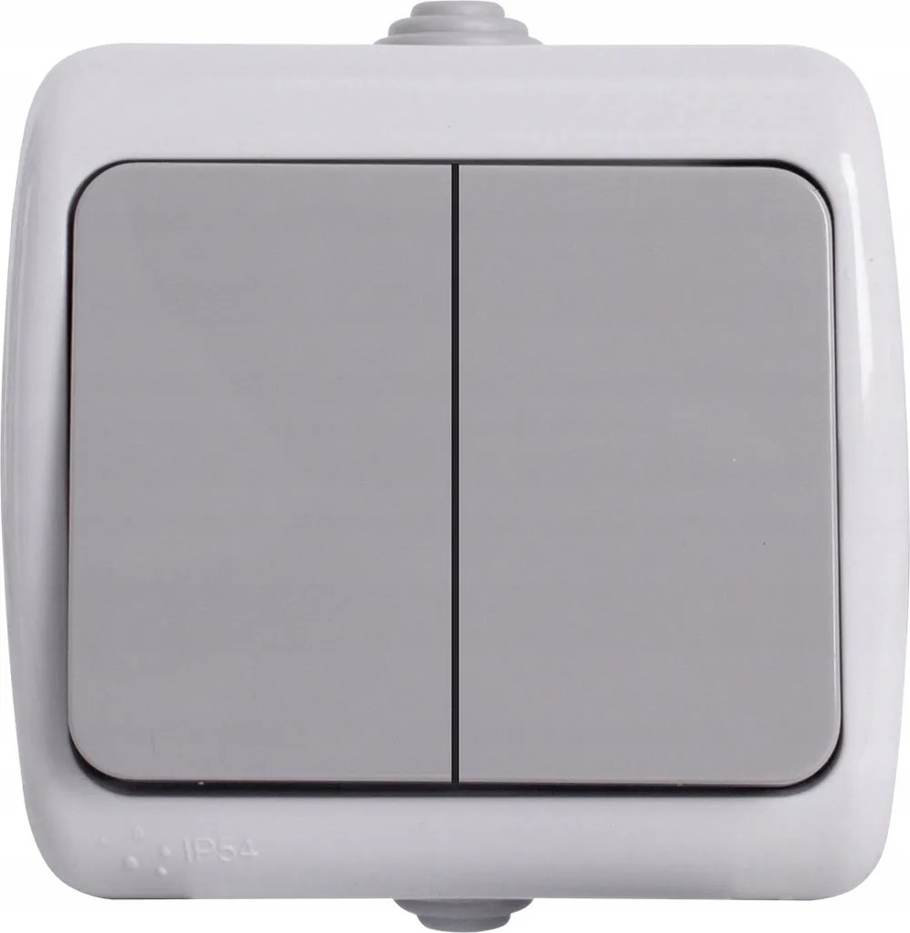 Dupla falra szerelhető kapcsoló, IP54
