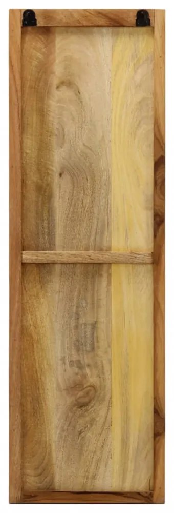 2 db falra szerelhető tömör mangófa fogas 36 x 110 x 3 cm