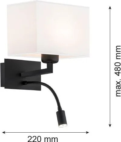 Argon HILARY 868 Fali lámpa 1x15W/E27 3000K 560LM IP20