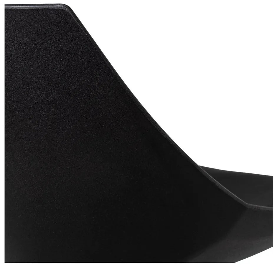 Fekete bőr utánzat állítható magasságú bárszék szett 2 db-os (ülésmagasság 56,5 cm) – Casa Selección