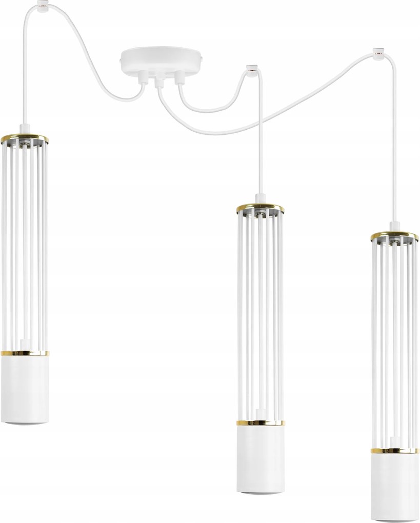 Led Mennyezeti Lámpa Lógó Cső Fehér Hármas Csillár Asztal Felett Sziget