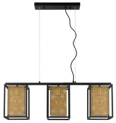 Lucide 21422/03/30 – LED Csillár zsinóron SANSA 3×E27/40W/230V