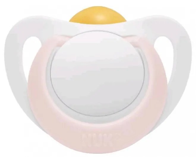 NUK Star baba cumi latex 0–6 h, rózsaszín