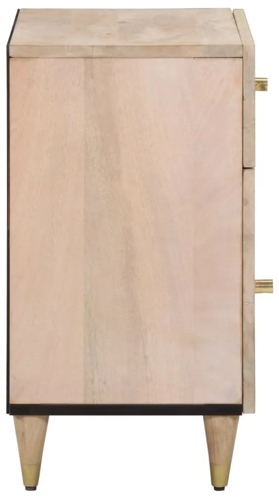 Tömör mangófa éjjeliszekrény 50 x 33 x 60 cm