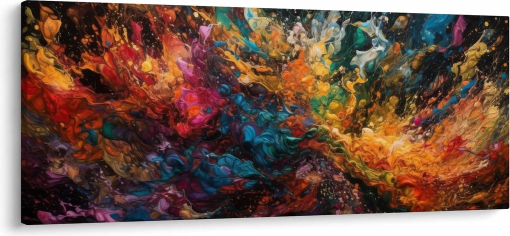 Kép - Színes absztrakció II. (120x50 cm)