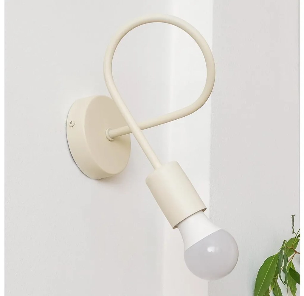 OXFORD fali lámpatest 1xE27/15W/230V krémszínű