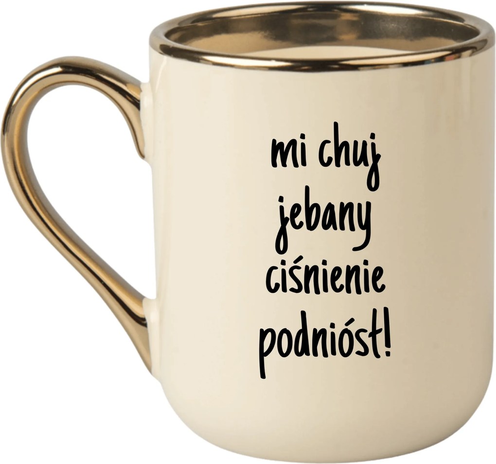 Bögre Elegáns Bézs Arany Rant Vicces Ajándék