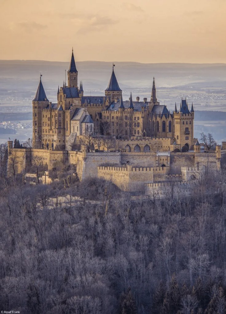 Poszter 20,5x28,4cm Hohenzollern kastély 2, Assaf Frank