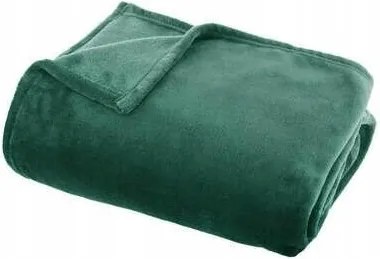 Puha Takaró Flanel zöld 180x130 cm Meleg