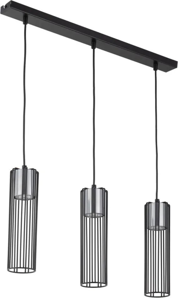 SIGMA LIGHTING 33454 FOBIA Többágú Függesztett Lámpa Fekete, Ezüst GU10 IP20