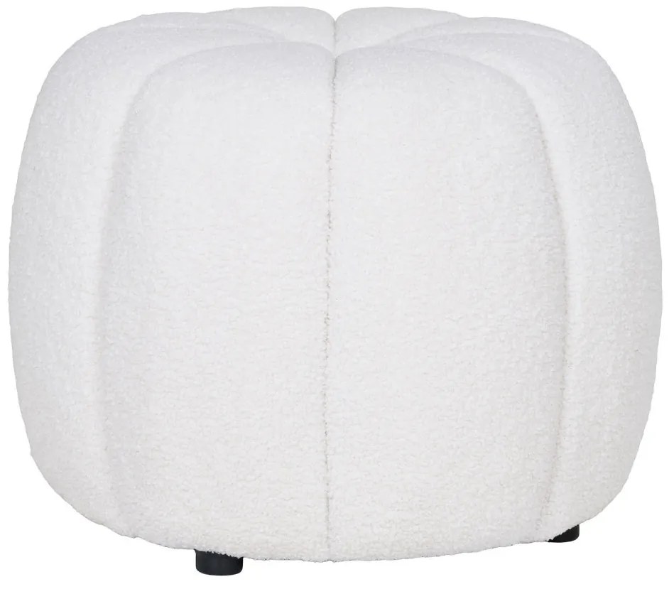 Paisley puff, krémfehér