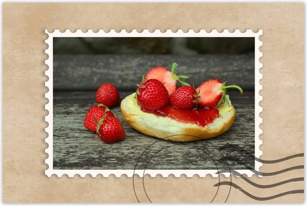 Poszterek 90x60 Szendvics eperrel