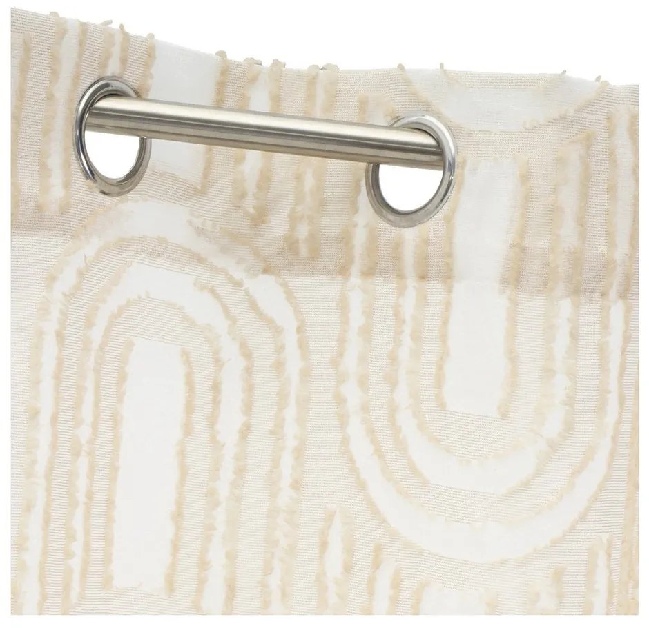 Bézs fényáteresztő függöny 140x260 cm Relief Arch – Casa Selección