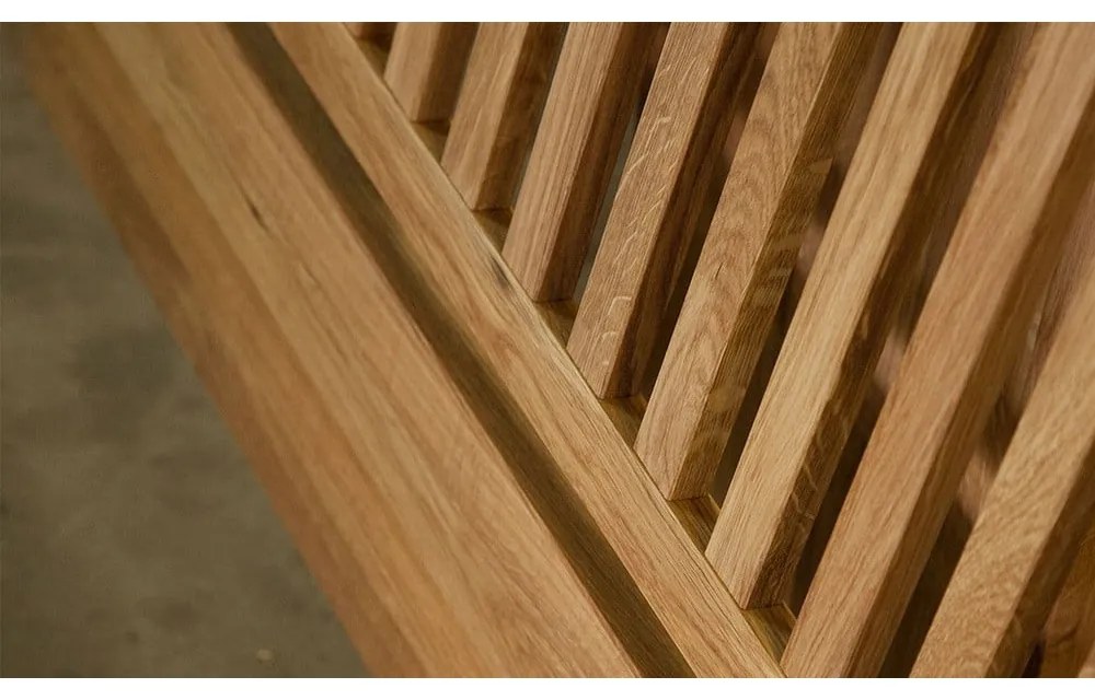 Tölgyfa franciaágy 160x200 cm Odys - The Beds