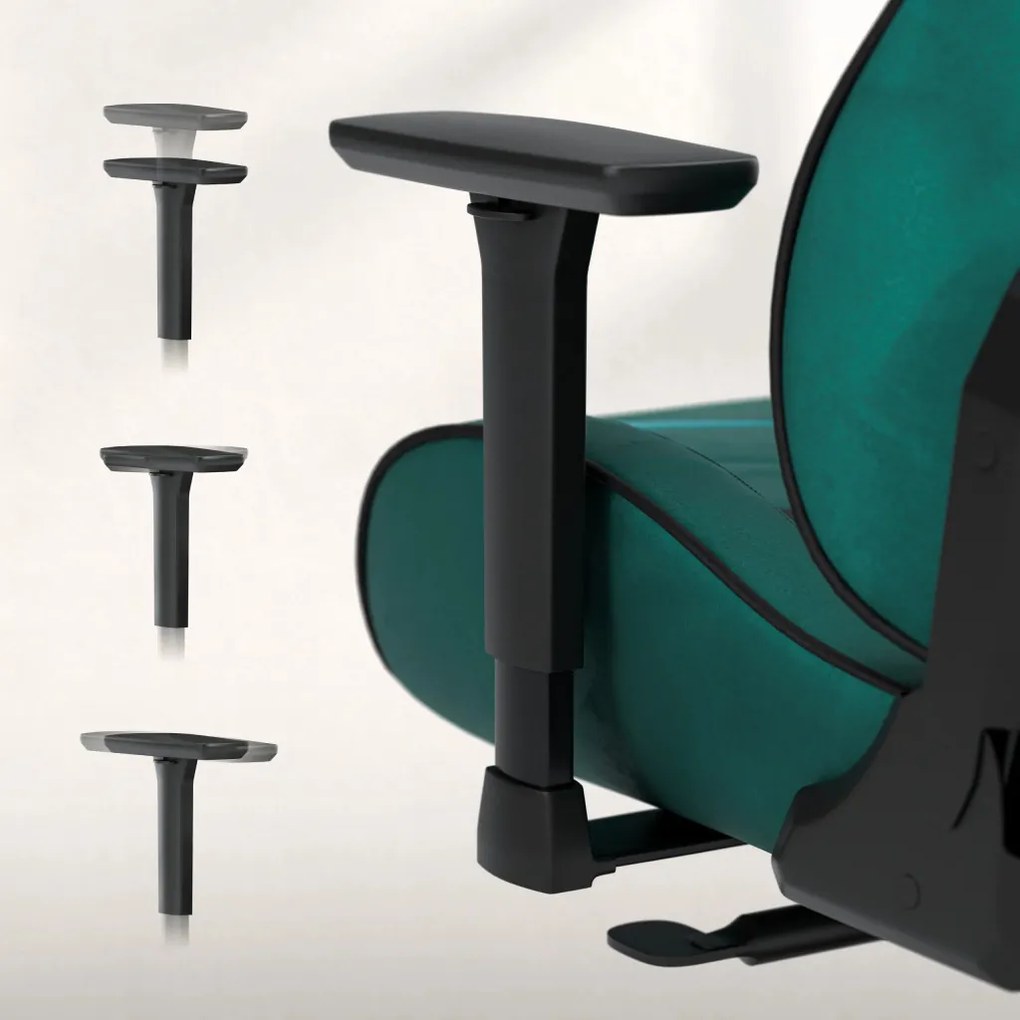 Ultra Gravity, Game szék, ergonomikus, velúr, zöld