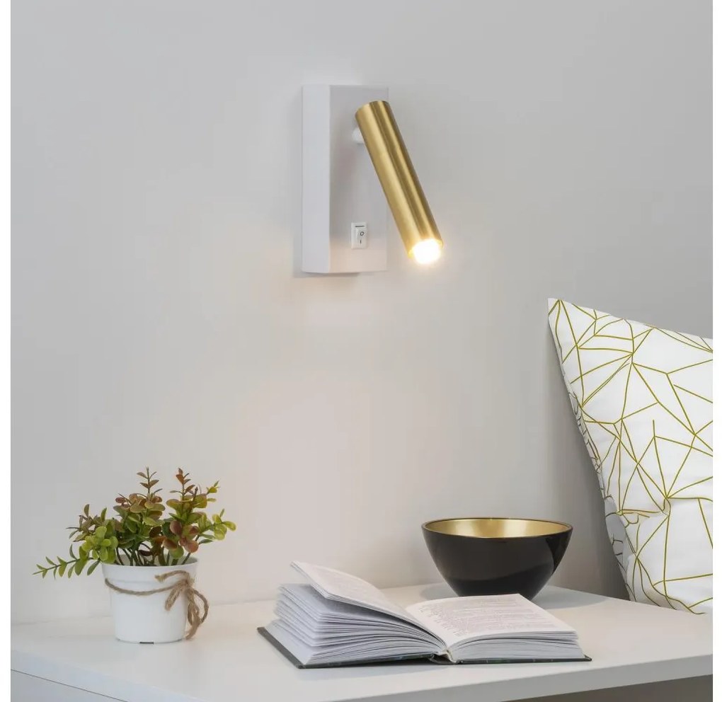 Brilagi - LED Fali spotlámpa MAYA 1xG9/7W/230V fehér/arany