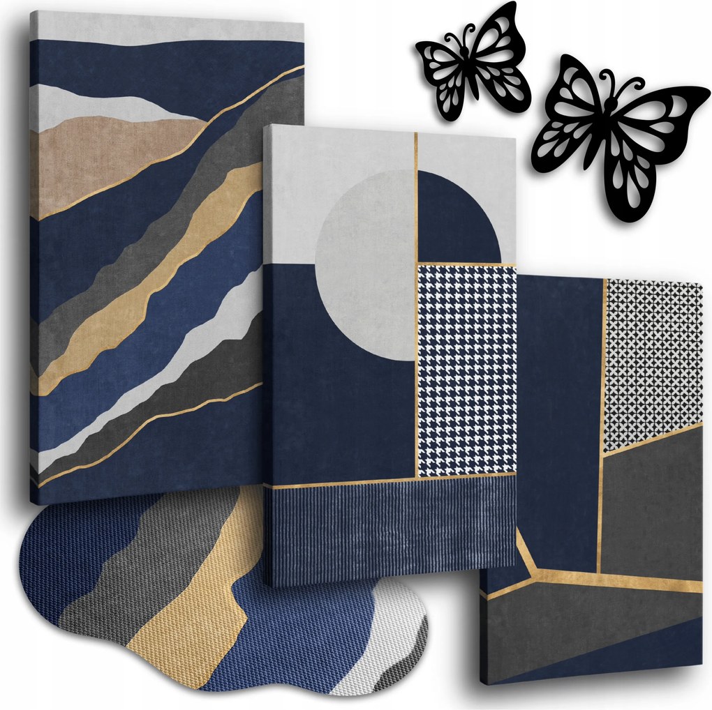 Vászonkép Absztrakt 150x70 cm Modern Faliképek Geometria