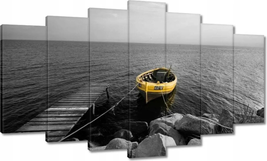 Festmények 140x80 Halászcsónak a Balti-tengeren